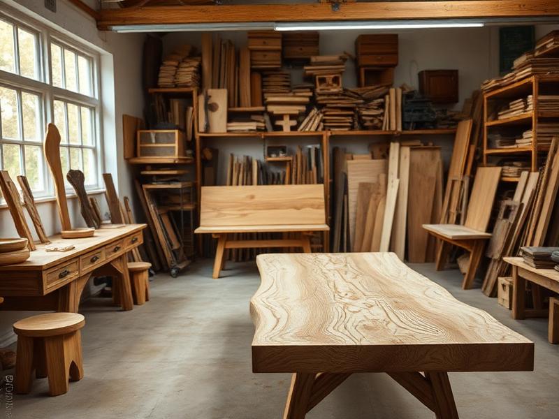 Custom furniture workshop with bespoke designs